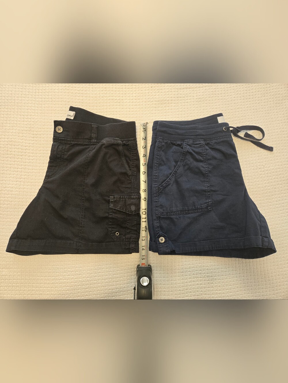 Sonoma Bundle Women’s Casual Shorts Trio - Red, Navy, Black - Size 12 - Picture 12 of 13